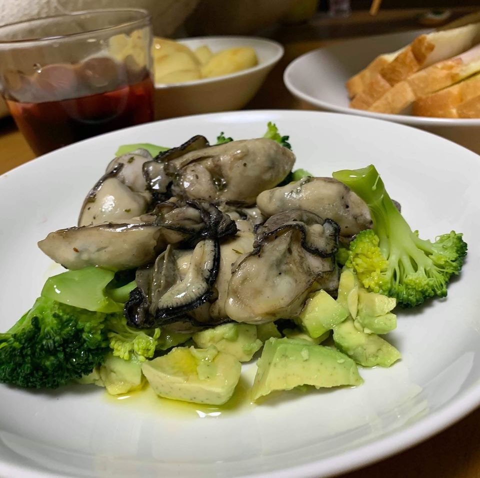 牡蠣のホットサラダ～おうちカフェ～